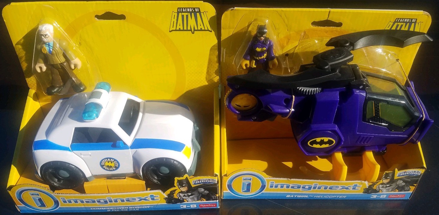 Imaginext dc - legenden von batman commissioner gordon batgirl hubschrauber polizeiauto Imaginext dc - legenden von batman commissioner gordon batgirl hubschrauber polizeiauto