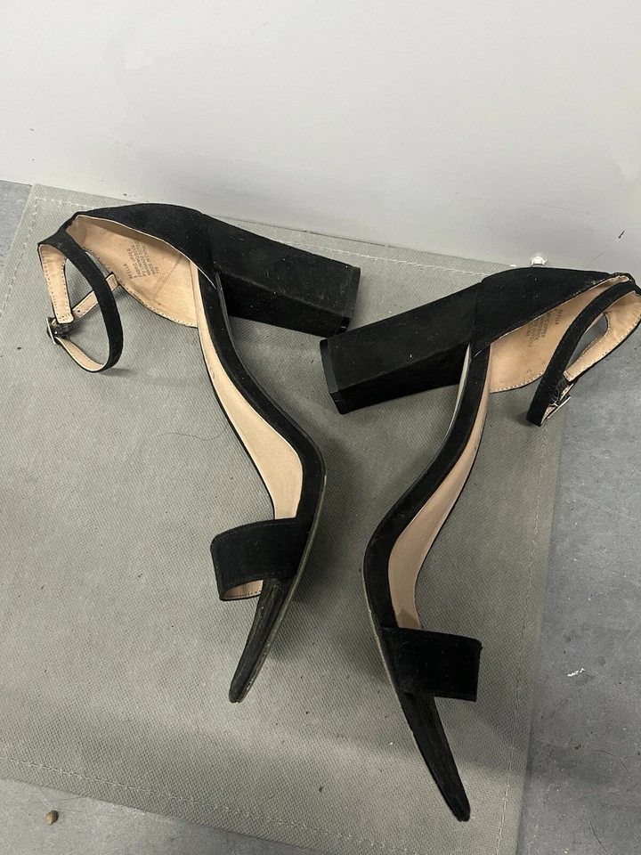 Босоножки женские Madden Girl 4 дюйма на каблуках черные размер 9 M с ремешками туфли с открытым носком A192 - Изображение 3 из 4