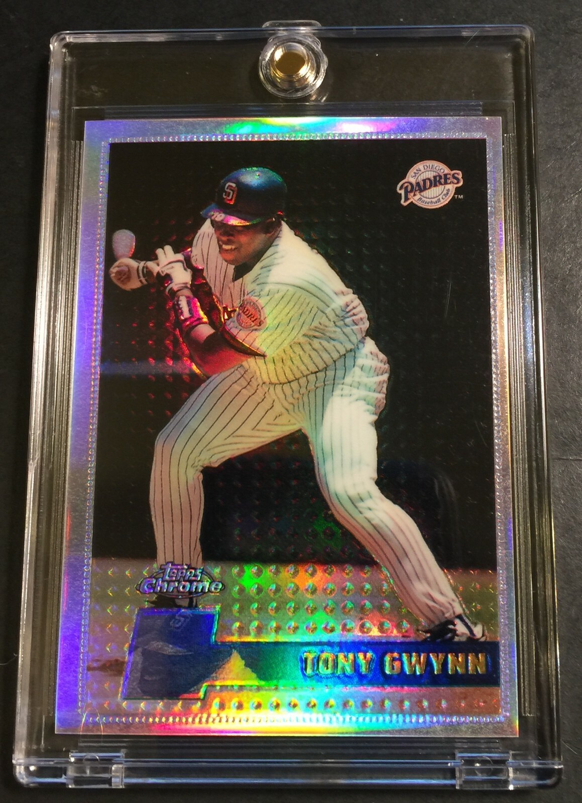 1996 TONY GWYNN TOPPS CHROME REFRACTOR #97 PADRES SHARP (807)