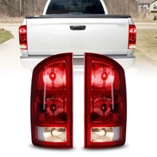 For 2002-2006 Dodge Ram 3500 Tail Lights Rear Brake Lamps Replacement Left+Right