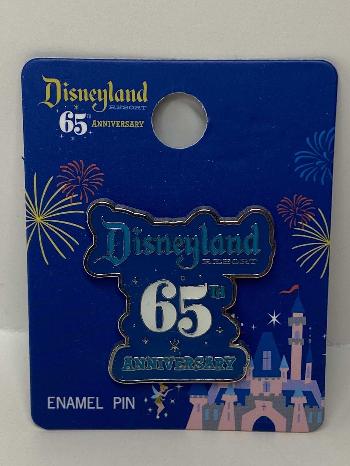 2020 Disneyland Resort 65th ANNIVERSARY Loungefly Enamel Pin NEW ON CARD