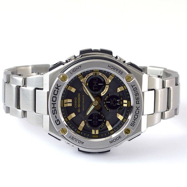 CASIO G-SHOCK G-STEEL GST-W110D-1A9JF Solar Radio Men's Watch New