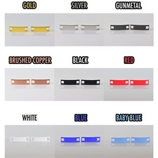 Premium 1.5 Inch Dubraes Premium Metal Shoe Lace Tags Lace Locks Charms Dubrae