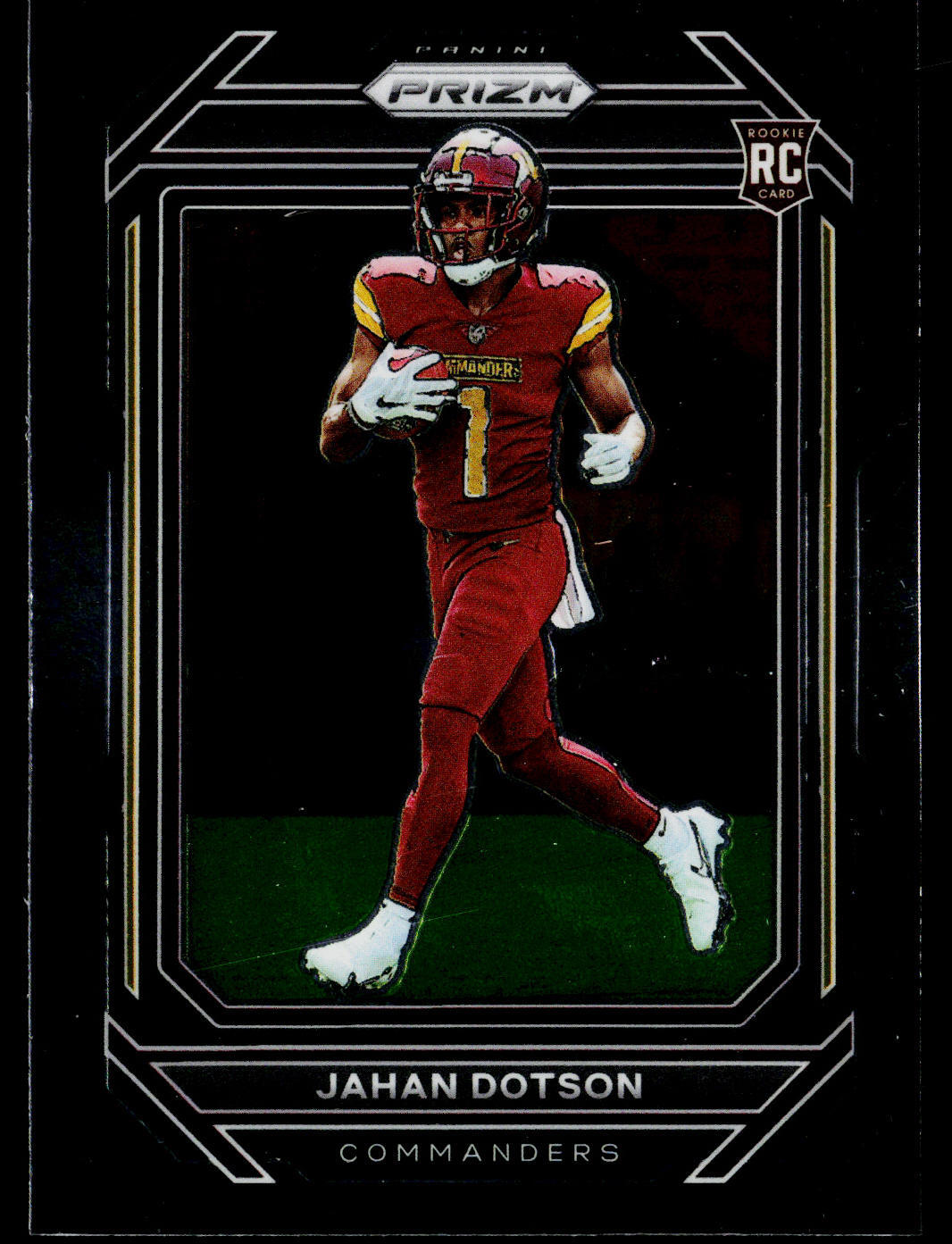 2022 Panini Chronicles #PB-15 Jahan Dotson Prizm Black