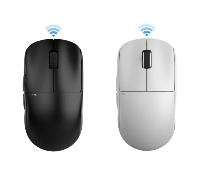 Pulsar X2 Wireless Gaming Mouse Black White Color / Free Shipping