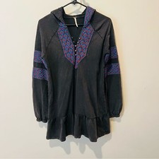 Free people Embroidered 70’s Style Tunic Dress