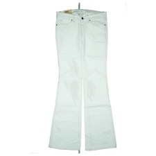 Wrangler Betty Women's Jeans Bootcut Flare Pants Stretch W30 L34 White New