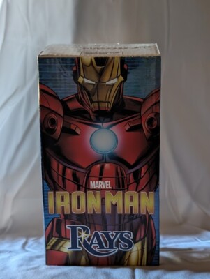 Marvel's Ironman Tampa Bay Rays Bobble Head New in Box Marvel Comics