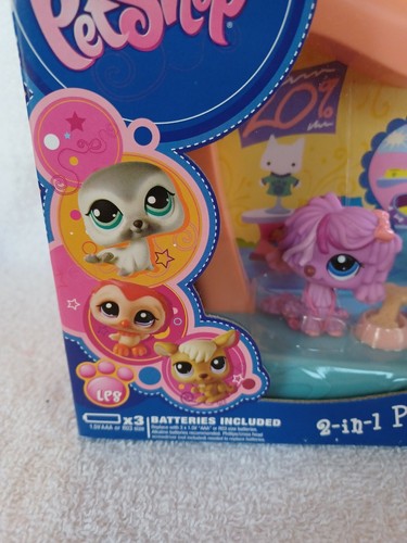 Foco 2 en 1 LPS Littlest Pet Shop # 1871 y 1872 con 2 escenas Hasbro 2010 - Imagen 3 de 8