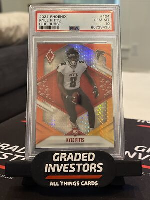 Kyle Pitts Atlanta Falcons 2021 Panini Phoenix Fire Burst #104 - Foto 3