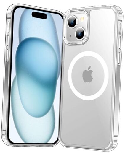 for Case [Compatible with Magsafe][Anti iPhone 15 Plus Clear