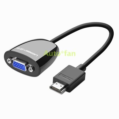 Brand New 1080P HD Transmission UGREEN HDMI To VGA Converter