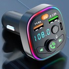 Wireless Car MP3 Player FM Transmitter with Type C PD 18W 3A Fast Charging