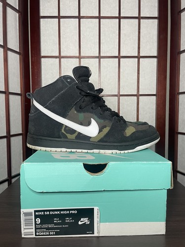 Size 9 - Nike SB Dunk High Camo 2019 - Picture 2 of 6