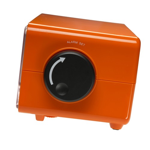 Denver Retro Radiowecker CR-425 orange Uhrenradio FM-Radio UKW Wecker Vintage - Bild 5 von 6