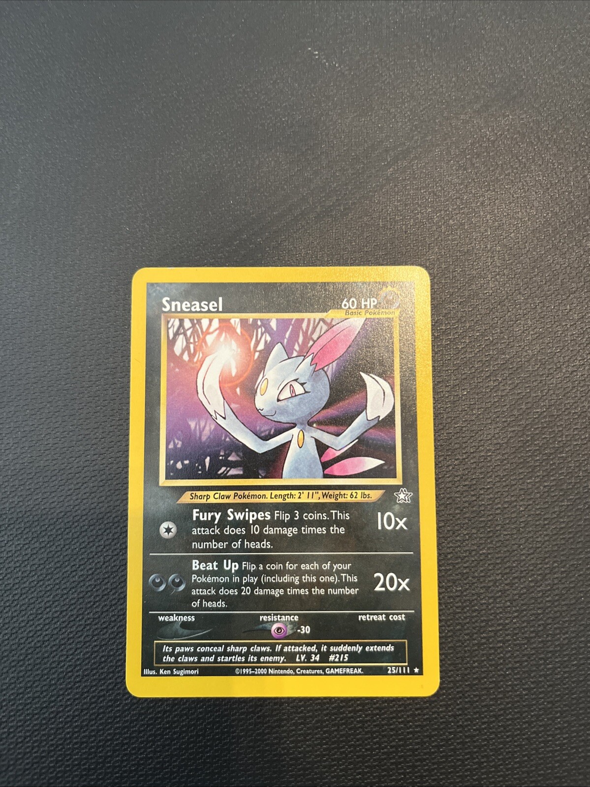 Sneasel 25/111 Neo Genesis Regular