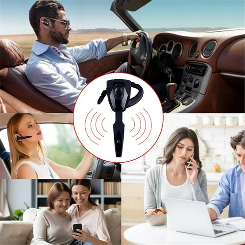 Bluetooth Headset Ear Hook Earphone Driving Handsfree Call Headphone Microphone - Picture 8 of 17