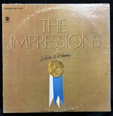 洋楽 The Impressions We're a Winner LP s-l400.jpg