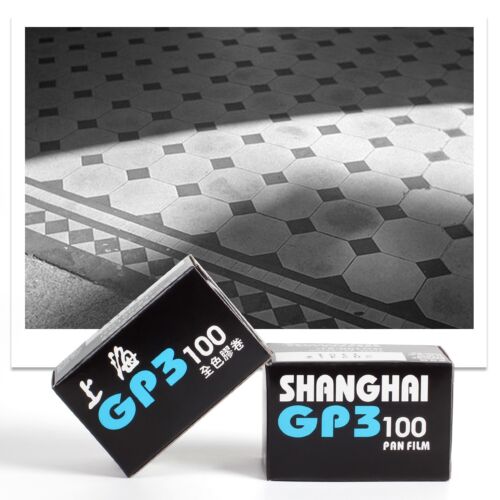 10 Rolls Shanghai Black & White GP3 135 35mm 36EXP ISO 100 B&W B/W Film Auto DX - Picture 6 of 8