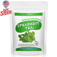 Pure Spearmint Mint Tea 24 Bags Caffeine Free Promote Digestion Relieve Anxiety