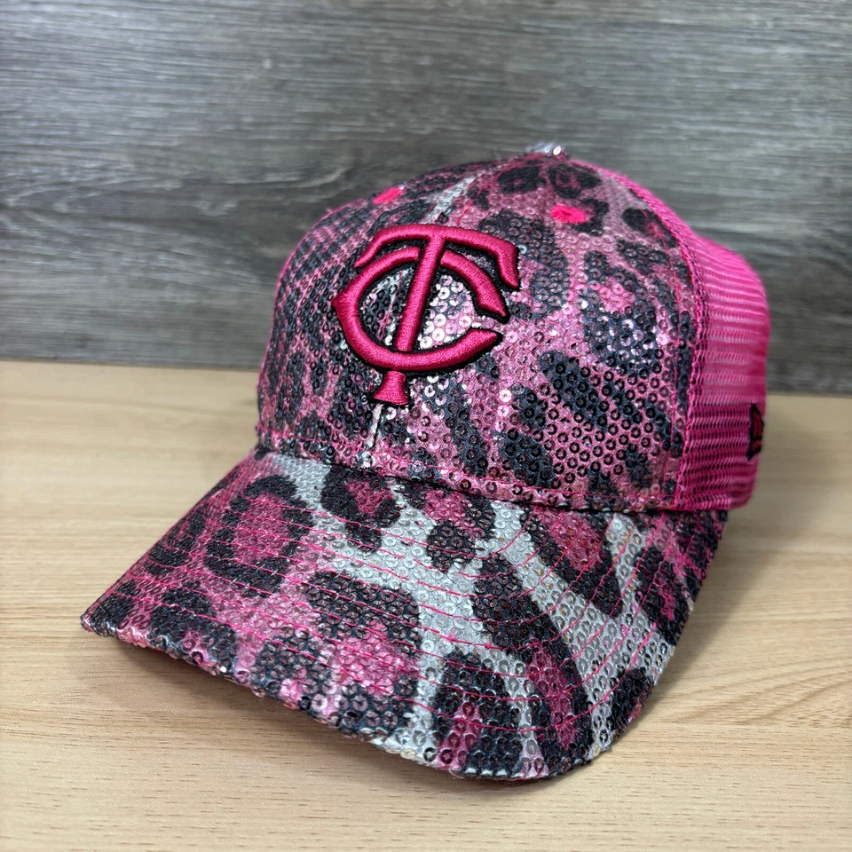 Gorra Gorra de los Mellizos Minnesota Snapback Niños Rosa MLB Béisbol Ajustable Niñas Nueva Era Foto 3 de 4