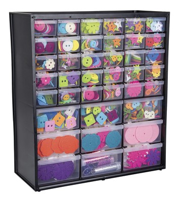 6839PC -nDrawer, 39 drawers, 1, Black