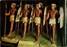 CPM Group of 40 Nubian Soldiers - Cairo - Egyptian Museum EGYPT (852959)