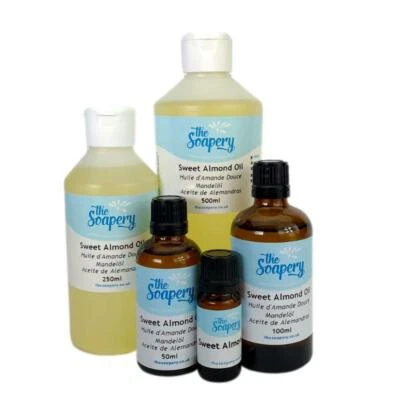 Sweet Almond Oil 10ml - 100ml Natural Massage Carrier Oil 100% Pure