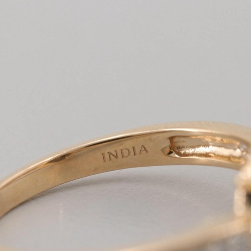 14K Yellow Gold 0.92 CTW Diamond and Black Diamond Ring REDUCED - Picture 8 of 8