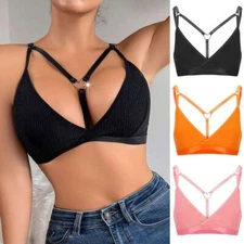 Womens Sexy Lace Bralette Bralet Bra Bustier Crop Tops Ladies Cami Vest Tank Top