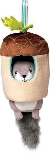 Manhattan Toy Lullaby Squirrel Pull Musical Crib and Baby Toy,Plush Baby Toys - Picture 1 of 2