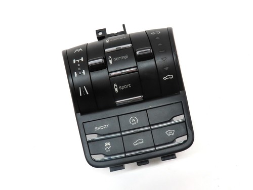 2011 PORSCHE CAYENNE 958 TRANSFER CASE TERRAIN SUSPENSION TRACTION CONTROL PANEL - Picture 3 of 7