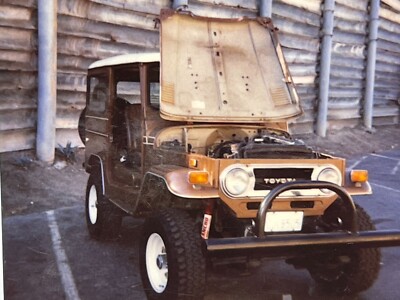 CCE 2 Photographs From 1980-90's Polaroid Artistic 1973 Toyota Land Cruiser 