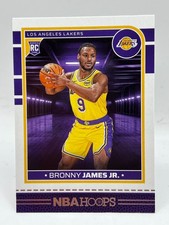 2024-25 Hoops #280 BRONNY JAMES - Rookie Card - Lakers