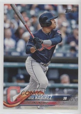 2018 Topps Jose Ramirez (Batting) #418 1c7