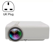 YG530 HD 1080P Compact White British Plug LED Projector