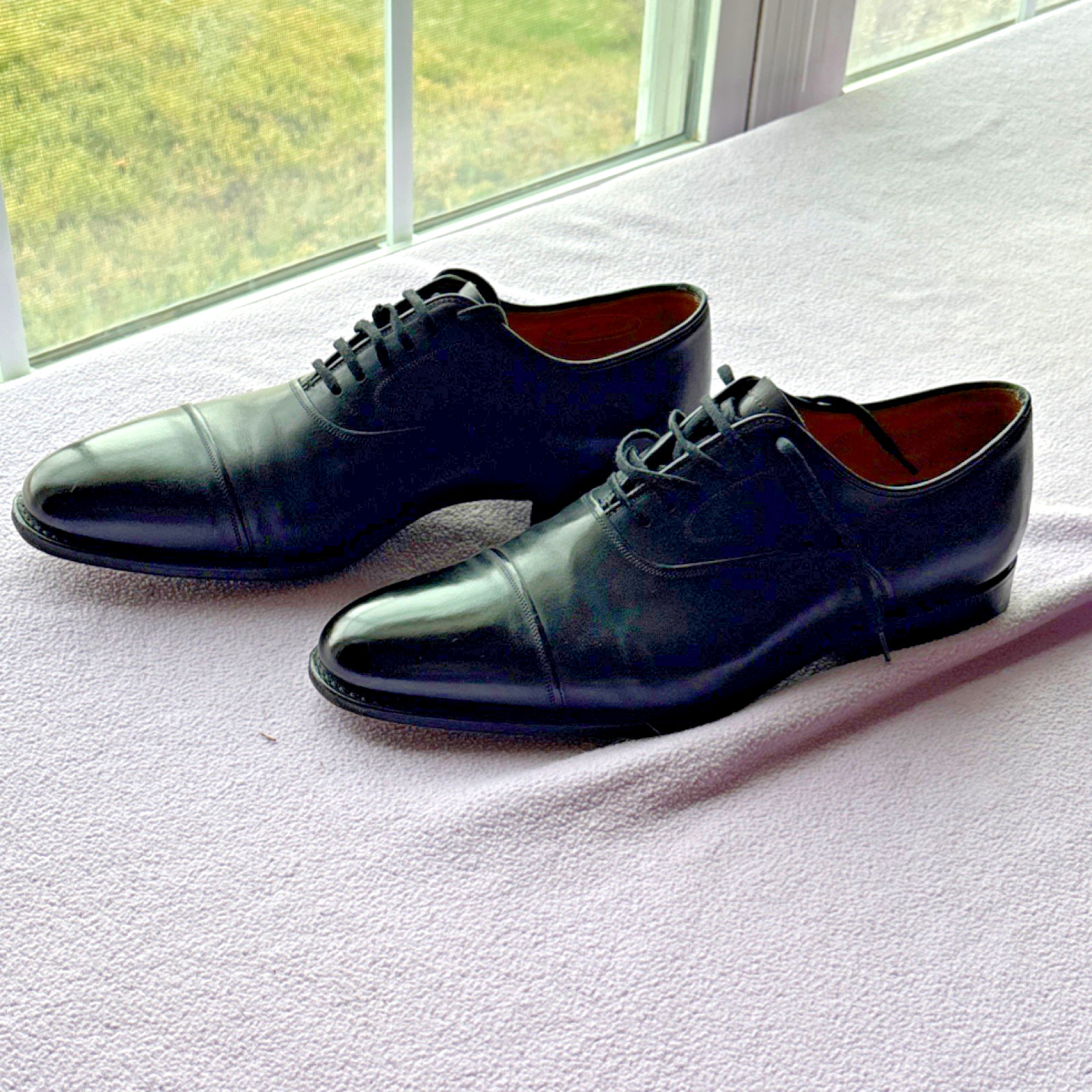 Imported Men's Black Leather Oxford Dress Shoes by Church’s English Shoes image 2