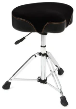 Roland Hydraulic Saddle Drum Throne - Velours Top - Soft Foam