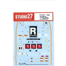 [STUDIO27] 1/24 Z4 Boutsen Ginion Racing 15 Silverston Decal