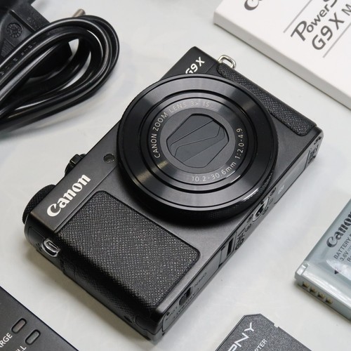 Canon Powershot G9 X Mark II 2 Digital Compact Camera 128GB SD Card, Boxed - Picture 3 of 20