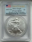 2012-S Silver Eagle First Strike - PCGS MS69