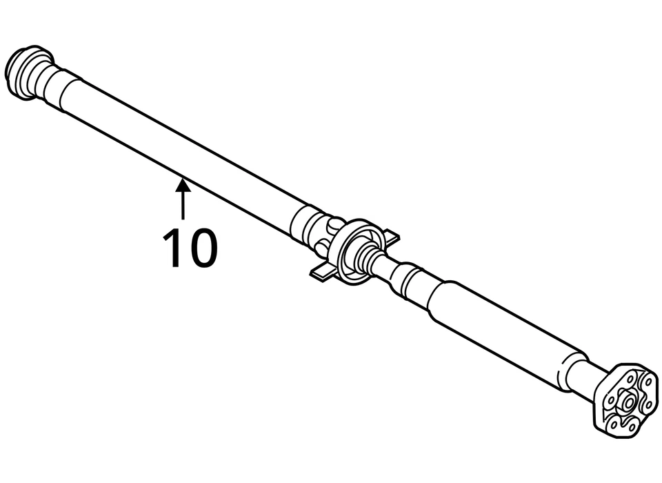 Rear Drive Shaft AWD Fits 17-20 BMW 440i 1379773 Foto 4 de 4