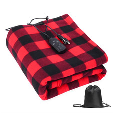 Car Electric Heated Blanket Body Warmer Blanket Fast Heating 12V Soft Heating Ma