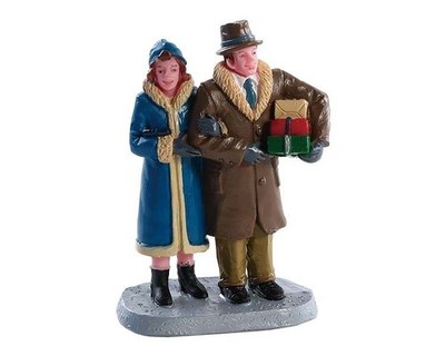 Lemax-82611-218 Christmas Couple, Weihnachtsdorf, Weihnachtsfiguren