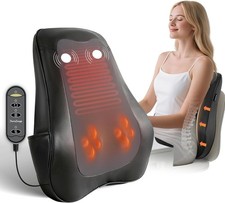 Back Massager Deep Tissue Shiatsu Neck Heat Pain Relief