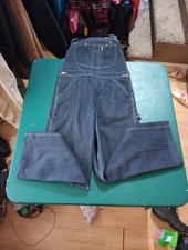 EUC Vintage Sears Carpenter Overalls 34 30 Tough Work Denim Made In USA