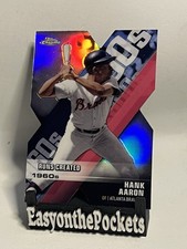 2020 Topps Chrome Decade Of Dominance Die-Cut Hank Aaron DOD-4 Braves