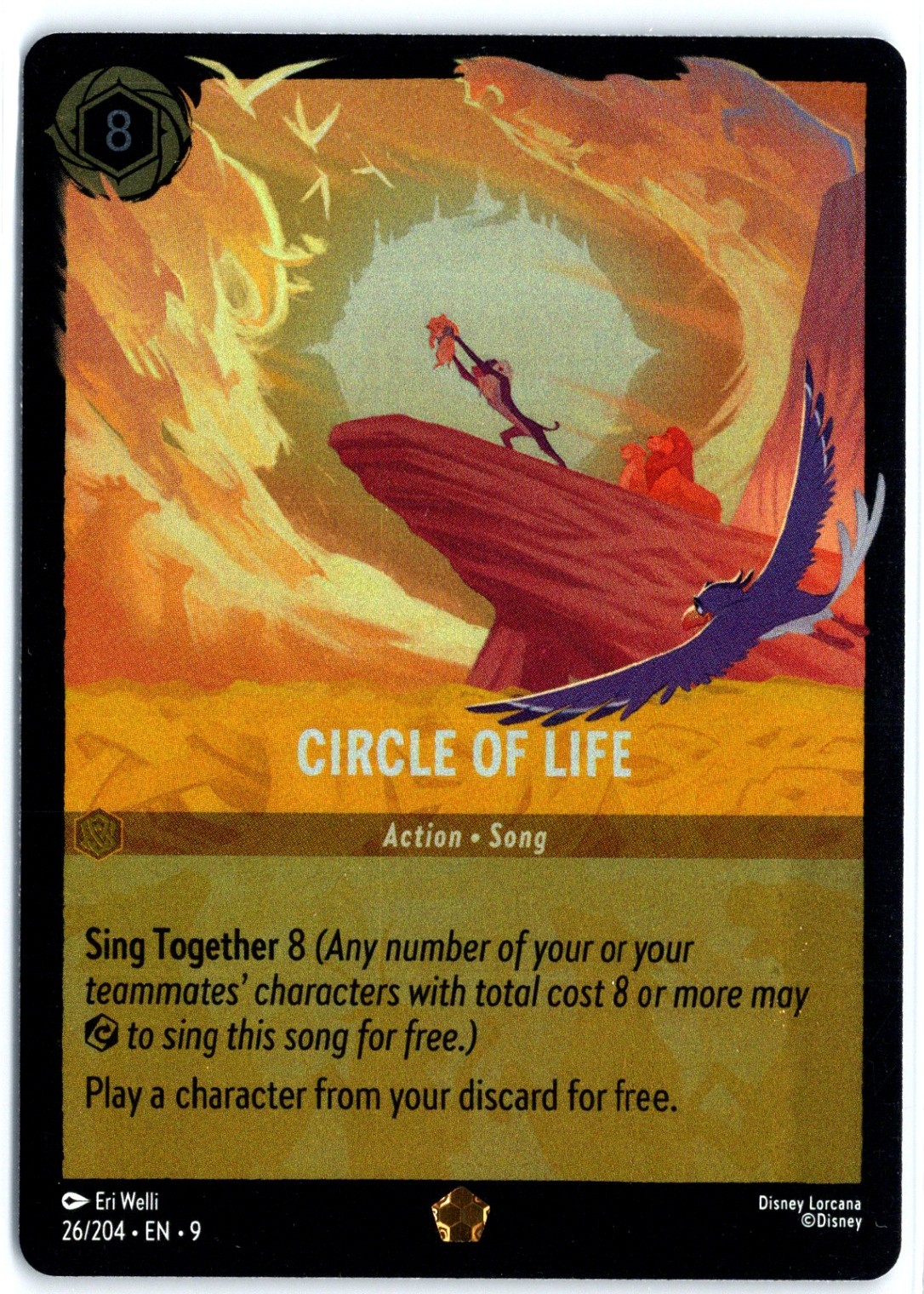Circle of Life Legendary Fabled 26/204 NM