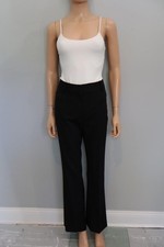Nili Lotan Black 100 Virgin Wool Corette Pants Size US 0