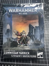 Warhammer 40k Astra Militarum Commissar Yarick NIB Sealed